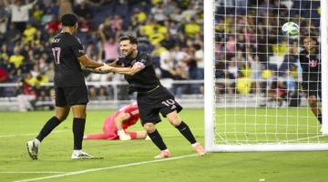 ميسي يعزز فرصه في الفوز بالحذاء الذهبي بعد «هاتريك» جديد